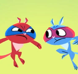 Splendid (Blue) and Splendont (Red) (Happy Tree Friends)